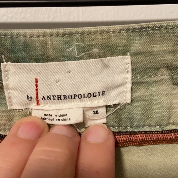 Anthropologie 'The Wanderer' Tye Dye Partial Linen Cargo Pants - Picture 7 of 11